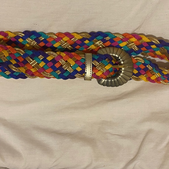 Accessories - Colorful Multicolored Vintage Belt